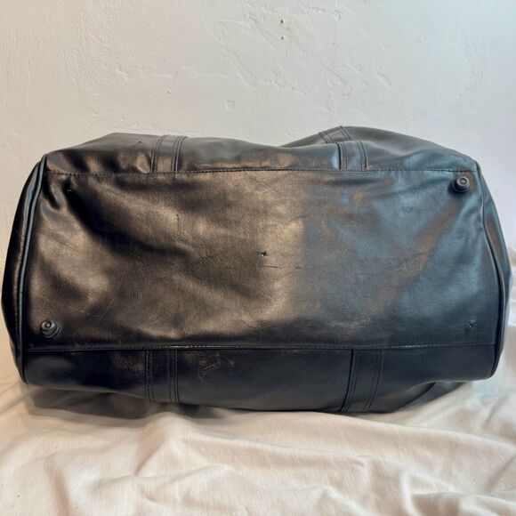 VTG 80s Giorgio Beverly Hills (18X12x9) Vegan Travel Duffle Bag Removable Strap - Picture 12 of 16